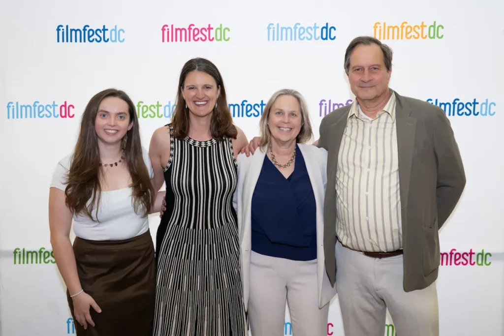 Members of the People vs. Politics team at their world premiere event, at the DC International Film Fest in April 2026.